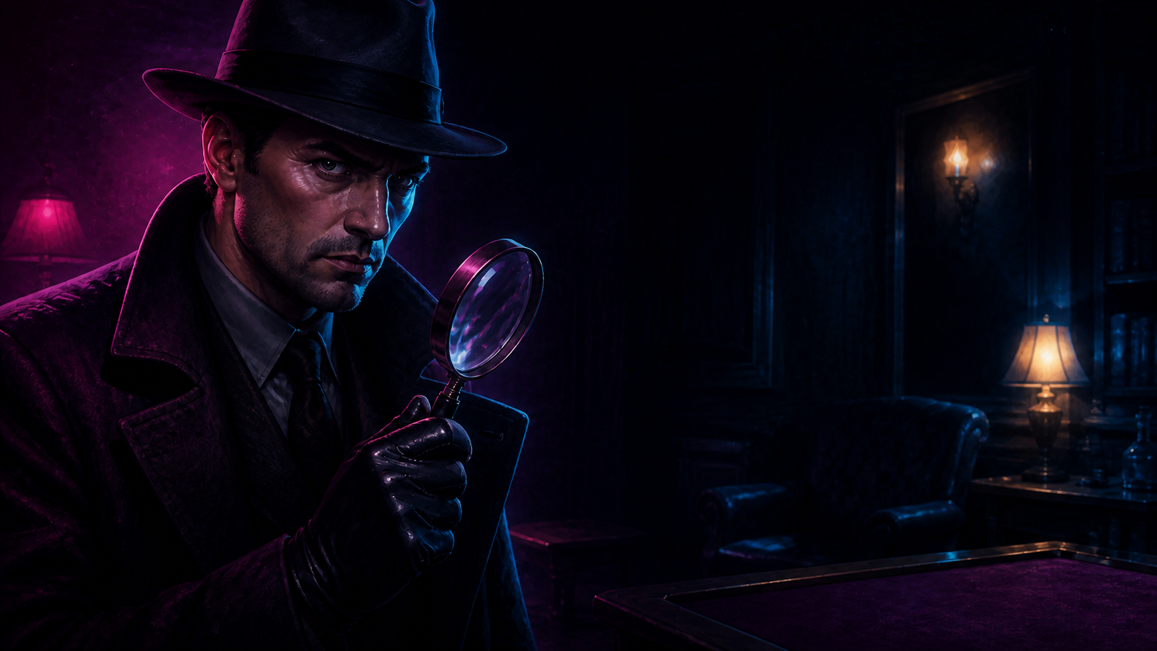 Détective du jeu L’Intrus dans un salon Nebula